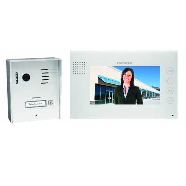 Hands-Free Color Video Door Phone. Includes color CCD camera with 700 TV lines, 4.5mm len